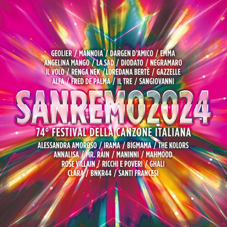 Sanremo 2024: 74° Festival Della Canzone Italiana, 2 CDs