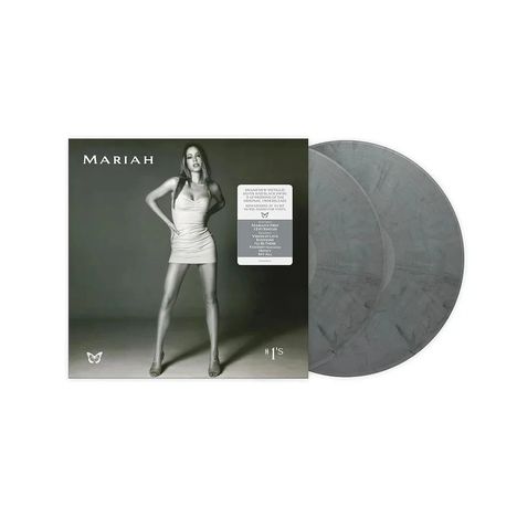 Mariah Carey: #1's (remastered) (Metallic Silver &amp; Black Swirl Vinyl), 2 LPs