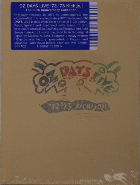 Oz Days Live: '72 - '73 Kichijoji (The 50th Anniversary Collection), 4 CDs