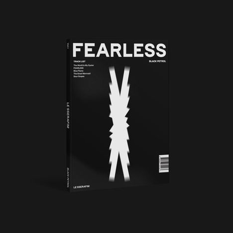 Le Sserafim: Fearless (Black Petrol Version), 1 CD und 1 Buch