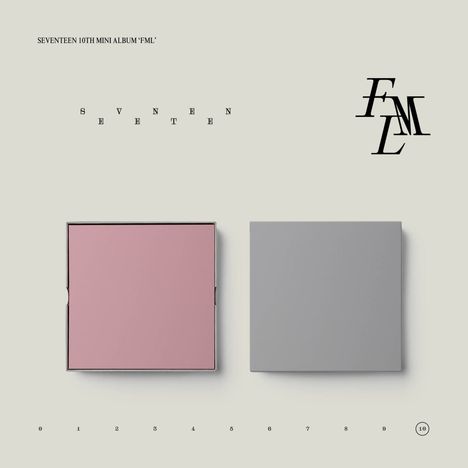 Seventeen: 10th Mini Album »FML« (Ver. 2), 1 CD und 1 Merchandise