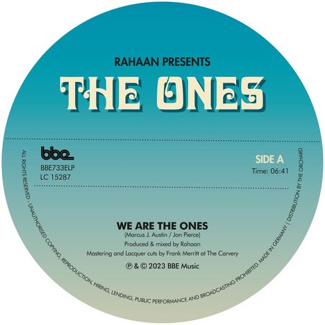 Rahaan: We Are The Ones/Fire/Forever, Single 12"