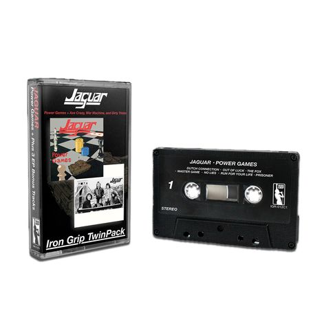 Jaguar (Metal): Power Games (Black Cassette), MC