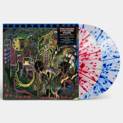 King Gizzard &amp; The Lizard Wizard: Demos Vol. 5 + Vol. 6 (Limited Edition) (Red &amp; Blue Splatter Vinyl), 2 LPs
