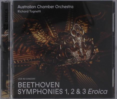 Beethoven / Australian Chamber Orchestra: Beethoven Symphonies 1,2 &amp; 3, 2 CDs