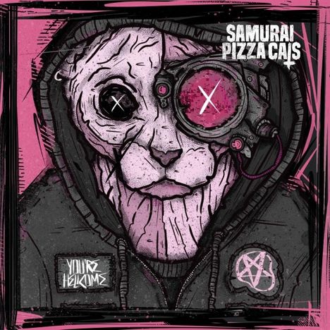 Samurai Pizza Cats: You're Hellcome (Limited Edition) (Marbled White Black Vinyl), LP