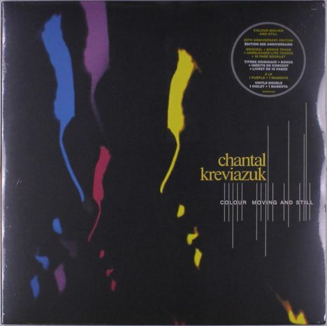 Chantal Kreviazuk: Colour Moving And Still (25th Anniversary) (Limited Edition) (Purple &amp; Magenta Vinyl), 2 LPs