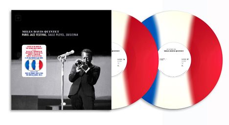 Miles Davis (1926-1991): Paris Jazz Festival, Salle Playel 10/1/1964 (French Flag Vinyl), 2 LPs