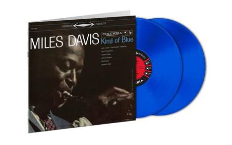 Miles Davis (1926-1991): Kind Of Blue (Corrected Speed) (Blue Vinyl), 2 LPs