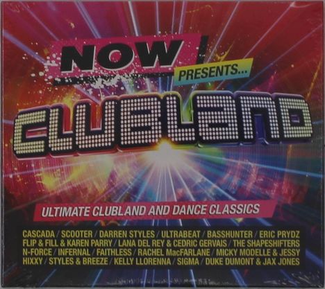 Now Presents Clubland, 4 CDs