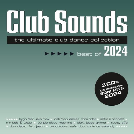 Club Sounds Best Of 2024, 3 CDs