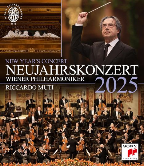 Neujahrskonzert 2025 der Wiener Philharmoniker (Konzertmitschnitt auf Blu-ray), Blu-ray Disc