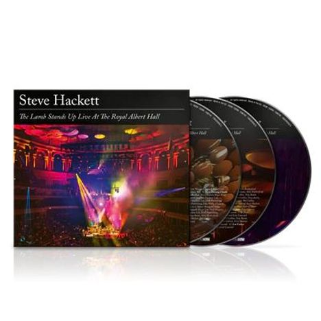 Steve Hackett (geb. 1950): The Lamb Stands Up Live At The Royal Albert Hall, 2 CDs und 1 Blu-ray Disc