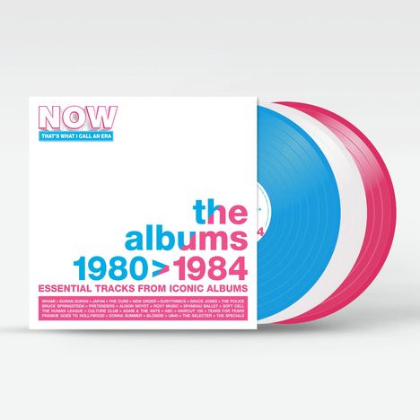 Now That's What I Call An Era: Albums 1980-1984 (Blue, White & Red Vinyl), 3 LPs