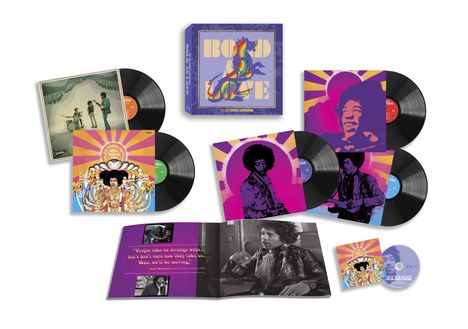 Jimi Hendrix (1942-1970): Bold As Love, 5 LPs und 1 Blu-ray Disc