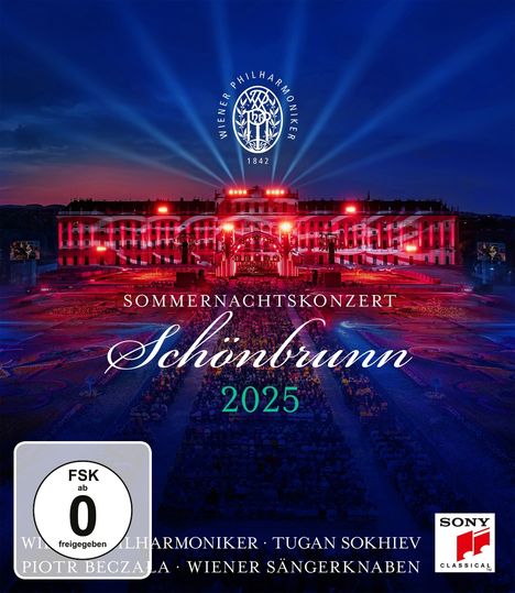 Wiener Philharmoniker - Sommernachtskonzert Schönbrunn 2025 (Blu-ray), DVD