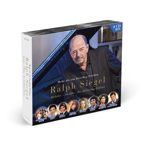 Ralph Siegel - Mehr als ein bisschen Frieden (80 Jahre - 80 Hits) (Die Jubiläums-Edition), 4 CDs