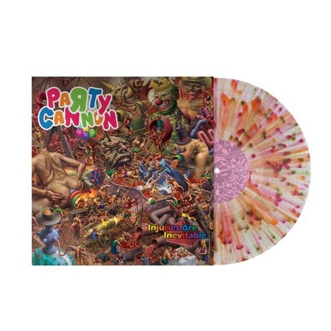 Party Cannon: Injuries Are Inevitable (Splatter Vinyl), LP