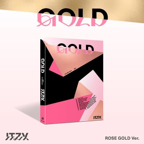 Itzy: Gold (Rose Gold Ver.), 1 CD und 1 Buch