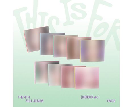Twice (South Korea): THIS IS FOR (DIGIPACK ver.) (9 verschiedene Versionen, Auslieferung nach Zufallsprinzip), CD