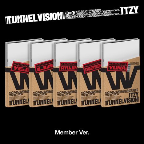 Itzy: TUNNEL VISION (Member ver.), CD