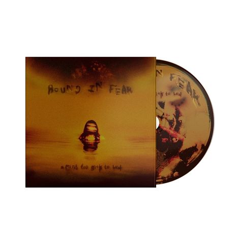 "Bound in Fear" und "a mind too sick to heal" auf einem düsteren CD-Cover, Person taucht im Wasser.