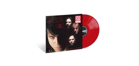 Text: "Danzig", "RSD Essential", "Danzig II - Lucifuge". Rotes Vinyl und ein Albumcover mit vier Gesichtern.
