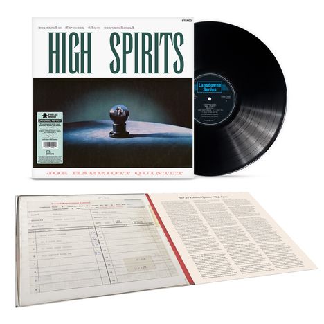 "High Spirits", Joe Harriott Quintet. Schallplattenhülle mit Vinyl, Lansdowne Series. Innenhülle mit Textdokumenten.