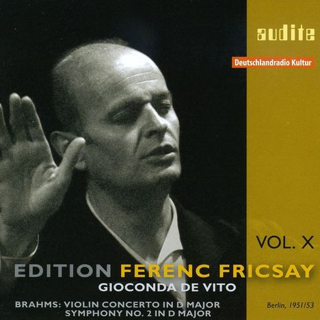 Brahms / De Vito / Rias So / Fricsay: Edition Ferenc Fricsay 10, CD