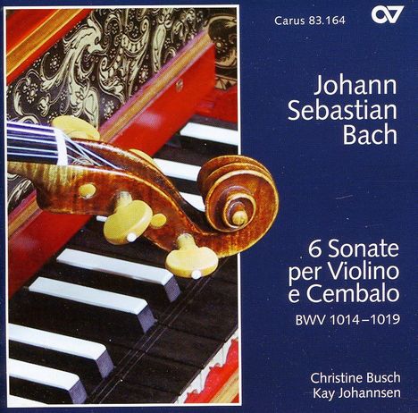 Bach Busch / Johannsen: 6 Sonate Per Violino E Cembalo, 2 CDs