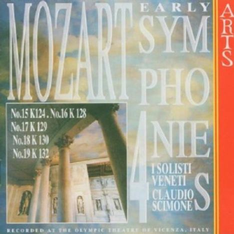 Wolfgang Amadeus Mozart (1756-1791): Symphonien Nr.15-19, CD