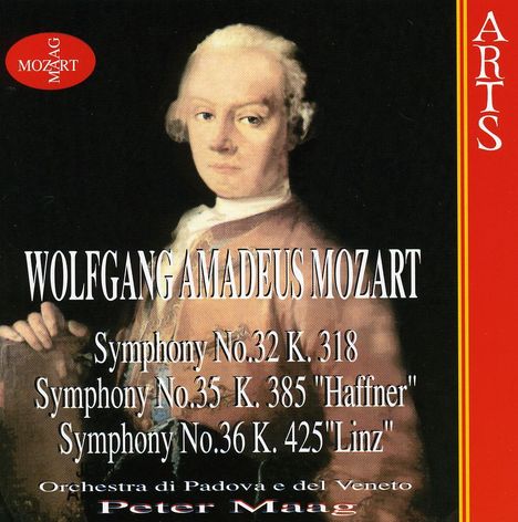 Wolfgang Amadeus Mozart (1756-1791): Symphonien Nr.32,35,36, CD