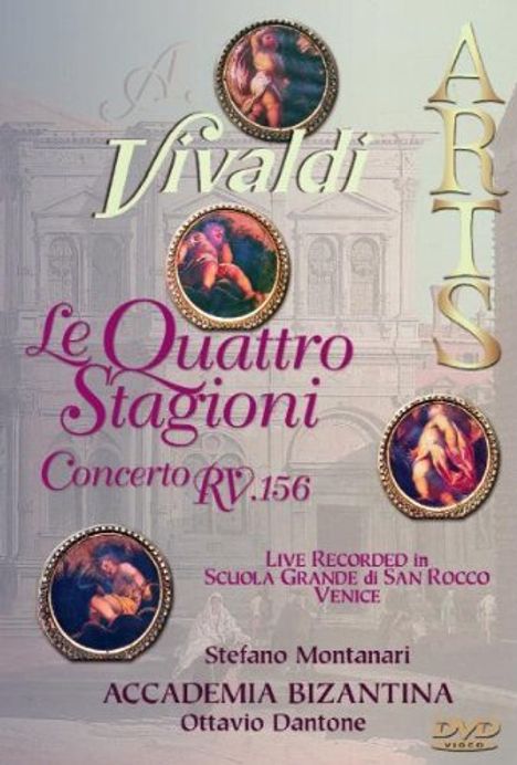 Antonio Vivaldi (1678-1741): Concerti op.8 Nr.1-4 "4 Jahreszeiten", DVD
