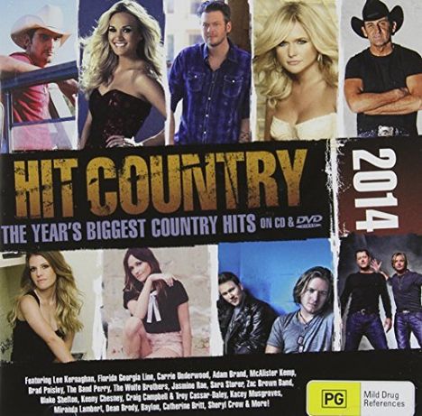Hit Country 2014 (CD + DVD), 1 CD und 1 DVD