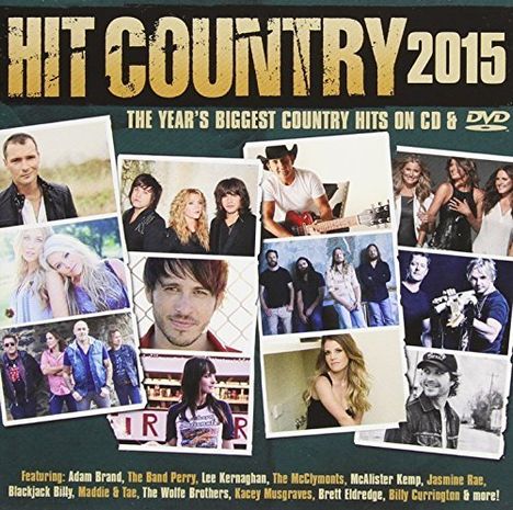 Hit Country 2015 (CD + DVD), 1 CD und 1 DVD