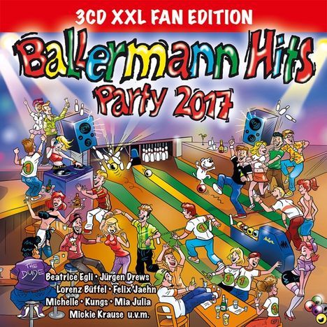 Ballermann Hits Party 2017 (XXL Fan Edition), 3 CDs