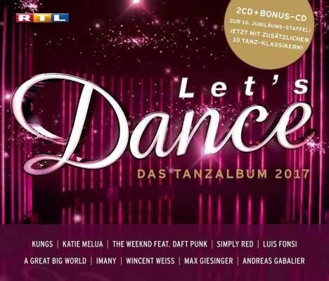 Let's Dance: Das Tanzalbum 2017 + Bonus-CD, 3 CDs