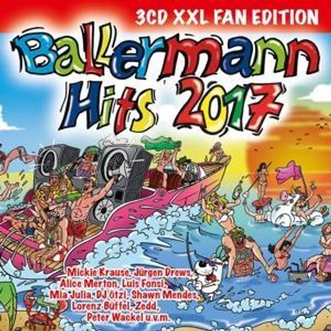Ballermann Hits 2017 (XXL-Fan-Edition), 3 CDs