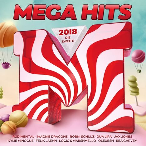 Megahits 2018 - Die Zweite, 2 CDs