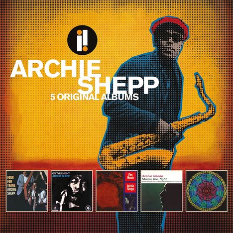 Archie Shepp (geb. 1937): 5 Original Albums, 5 CDs