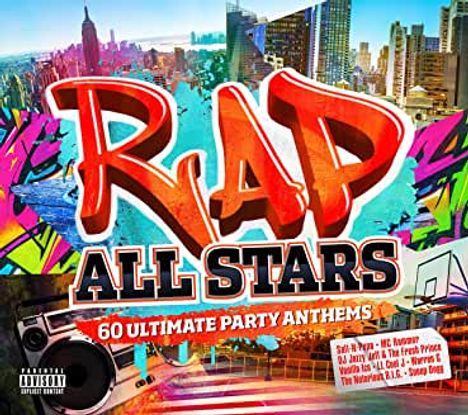 Rap All Stars, 3 CDs