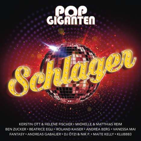 Pop Giganten: Schlager, 2 CDs