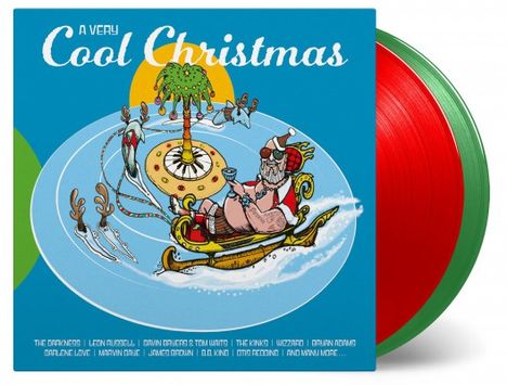 A Very Cool Christmas (180g) (Limited Numbered Edition) (Clear Red &amp; Clear Green Vinyl), 2 LPs