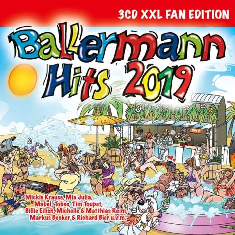 Ballermann Hits 2019 (XXL Fan-Edition), 3 CDs