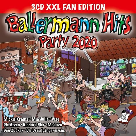 Ballermann Hits Party 2020 (XXL Fan Edition), 3 CDs
