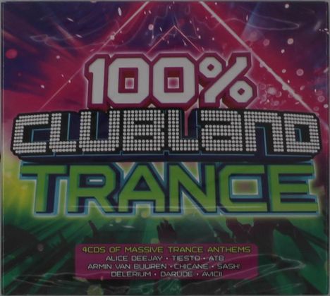 100% Clubland Trance, 4 CDs