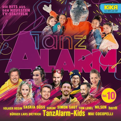Kika Tanzalarm 10, CD