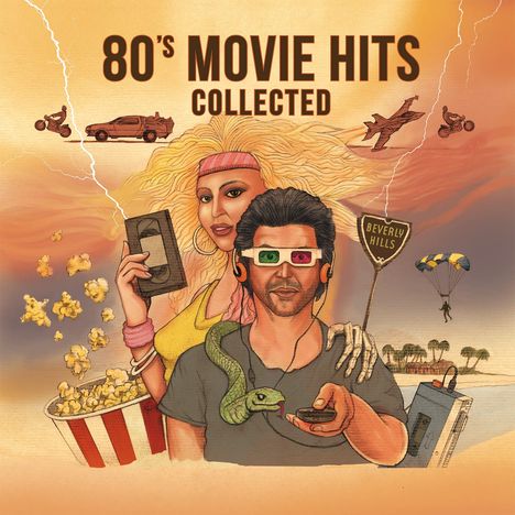 Filmmusik: 80's Movie Hits Collected (180g) (Limited Numbered Edition) (White &amp; Black Vinyl), 2 LPs