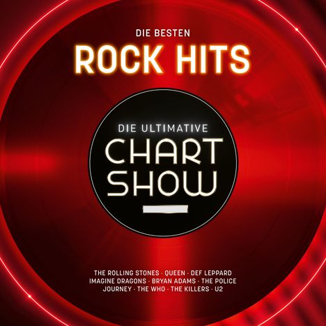 Die ultimative Chartshow: Die besten Rock Hits, 4 LPs