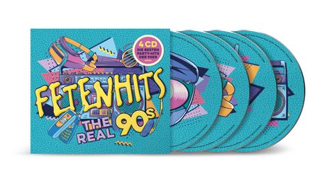 Fetenhits: The Real 90's, 4 CDs